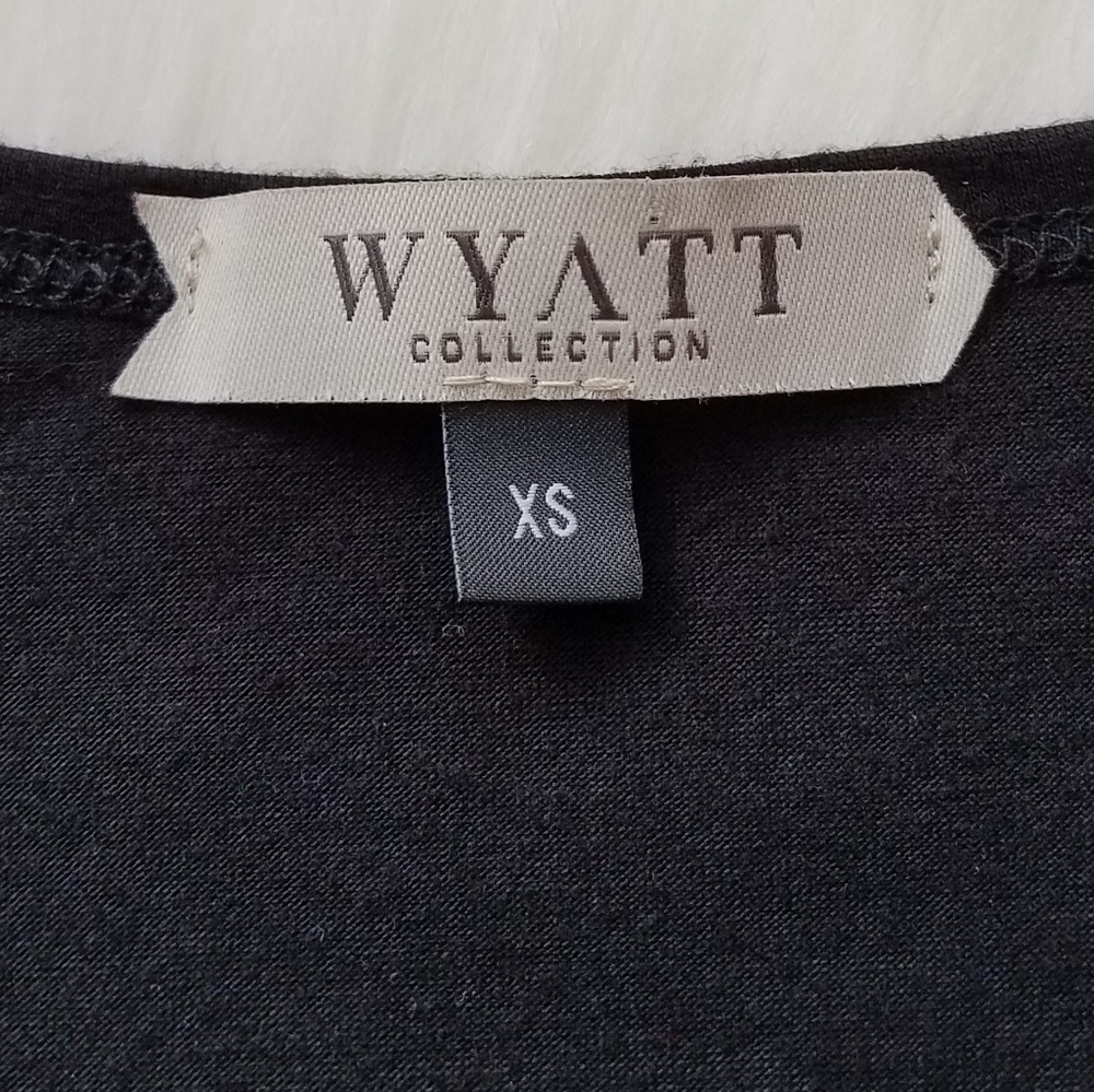 WYATT Collection Leather Pocket Tee | XS - Picture 4 of 8